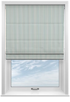 The British Stripe Co. Catherine, Polzeath No.2 - Roman Blind